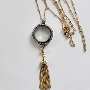 Origami Owl 5 piece Large classic locket set